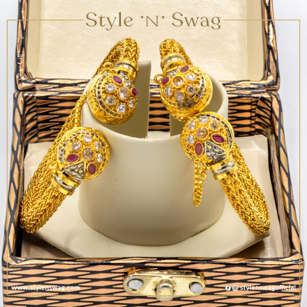 Gold Plated Bangles - Classic Gold