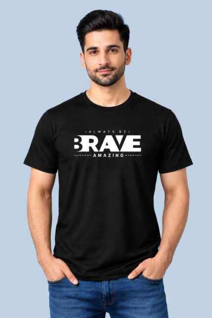 Always Be Brave Black