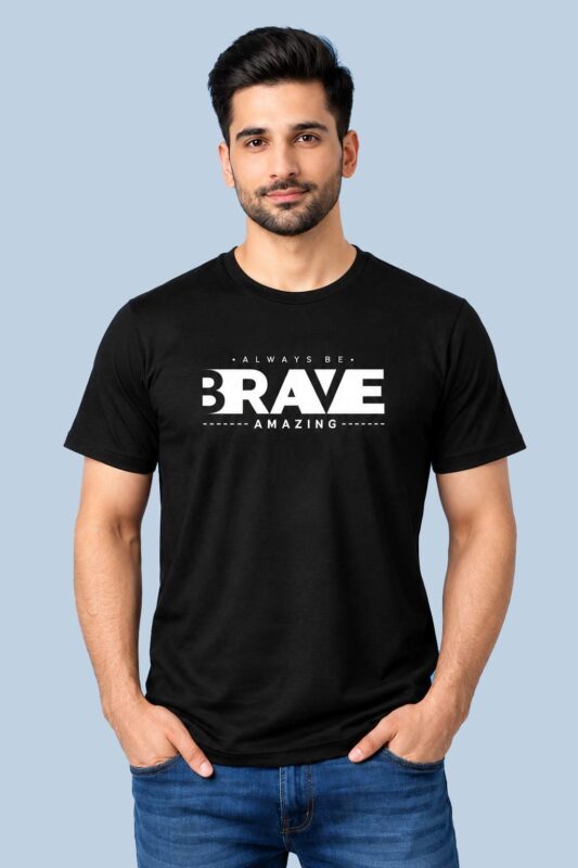 Always Be Brave Black