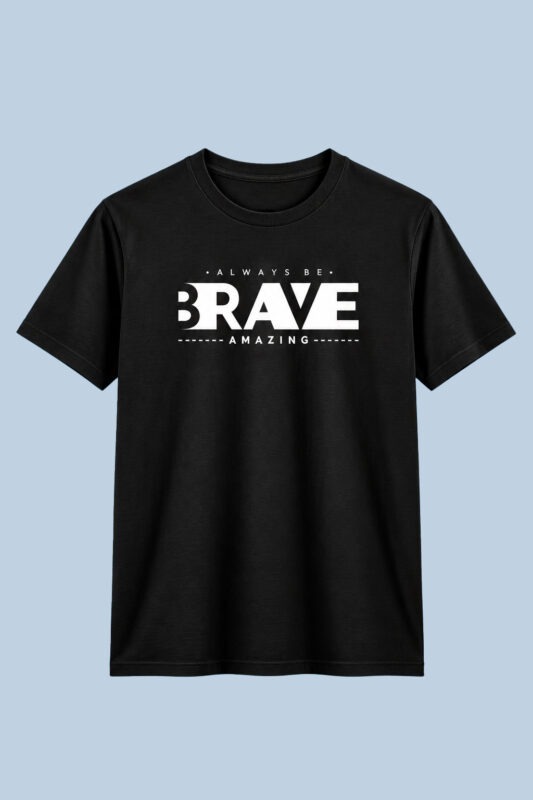 Always Be Brave Black