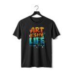 Art is my Life Graphic T-Shirt Black