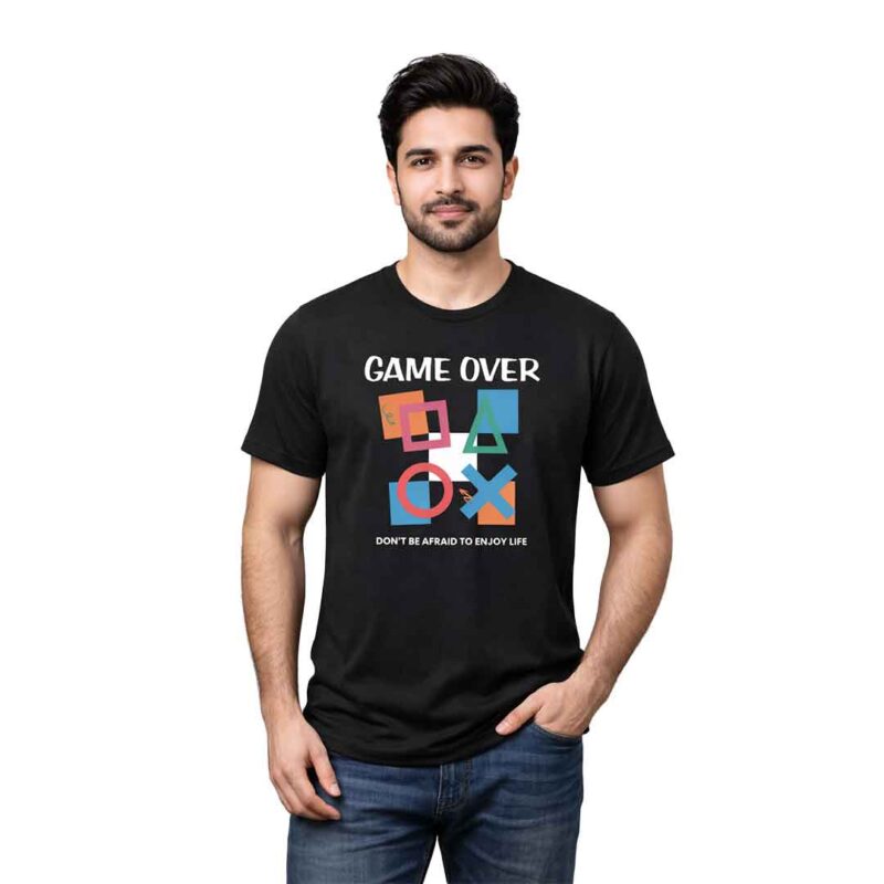 Game over graphic T-shirt