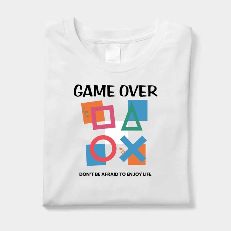 Game over graphic T-shirt