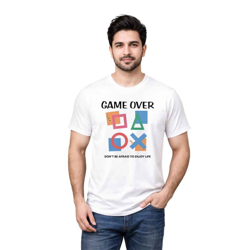 Game over graphic T-shirt