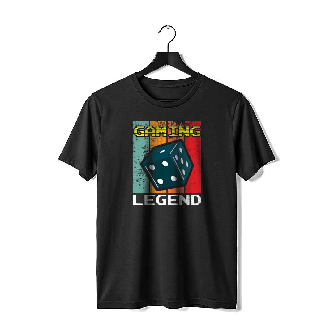 Gaming-Legends-Black-Hanger Gaming Legend Graphic T-Shirt