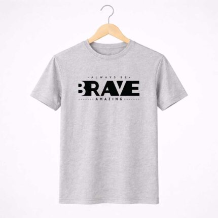 Brave T-Shirt Grey