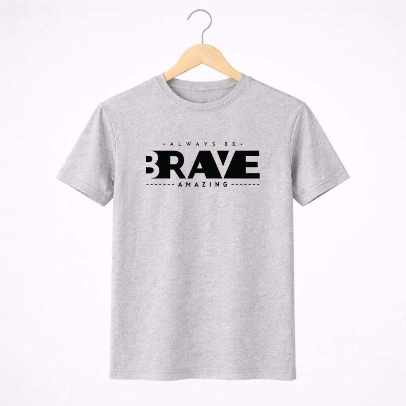 Brave T-Shirt Grey