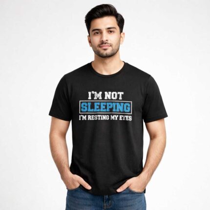 im-not-sleeping-graphic-tshirt