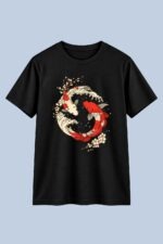 Yin Yang Koi Fish Art Graphic