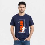 One Step Up Sports T-Shirt Navy Model