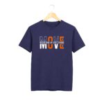 Move Never Give Up Navy T-Shirt