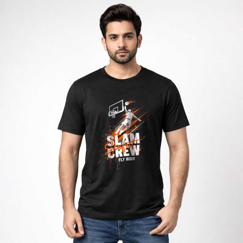 Slam Crew Basketball Graphic T-Shirt