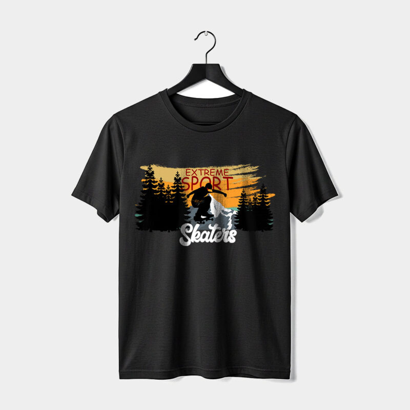 Extreme Sport Skaters Graphic T-Shirt | Skate Tee