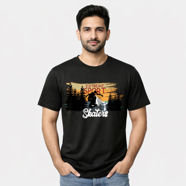 Extreme Sport Skaters Graphic T-Shirt | Skate Tee