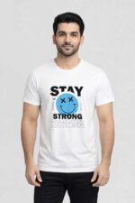 Stay Strong Motivational Graphic T-Shirt
