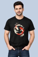 Yin Yang Koi Fish Art Graphic