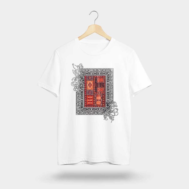 Traditional Textile Art Graphic T-Shirt | Vintage Tee