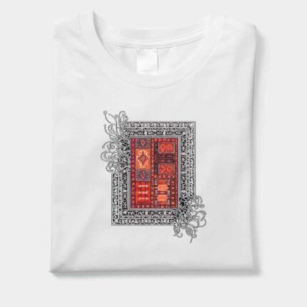 Traditional Textile Art Graphic T-Shirt | Vintage Tee
