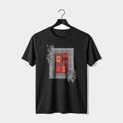 Traditional Textile Art Graphic T-Shirt | Vintage Tee