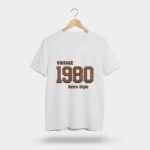 Vintage 1980 Retro Style T-Shirt | Classic Graphic Tee