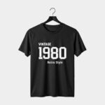 Vintage 1980 Retro Style T-Shirt | Classic Graphic Tee