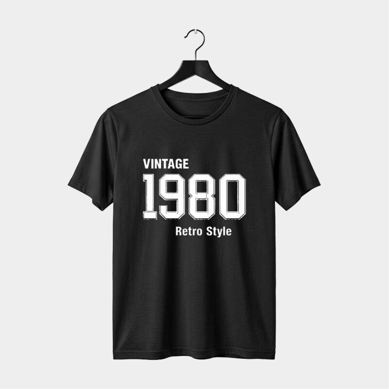 Vintage 1980 Retro Style T-Shirt | Classic Graphic Tee