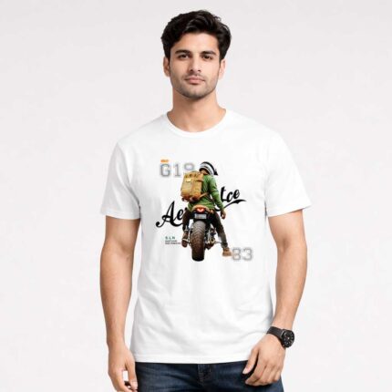 G19 Biker T-Shirt | 100% Cotton DTF Print