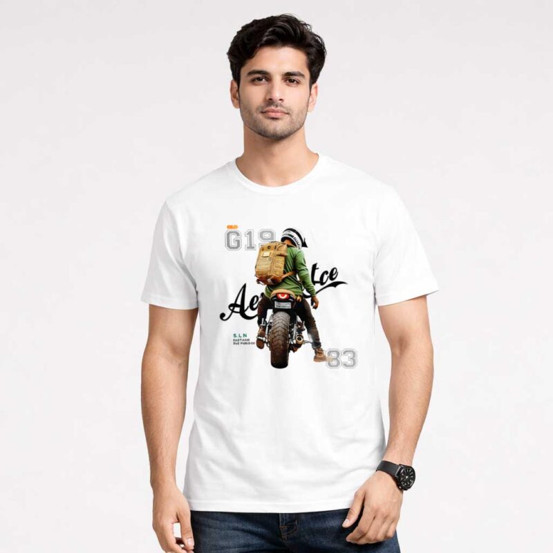 G19 Biker T-Shirt | 100% Cotton DTF Print