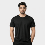 Plain Black T-Shirt | 100% Cotton Essential Tee