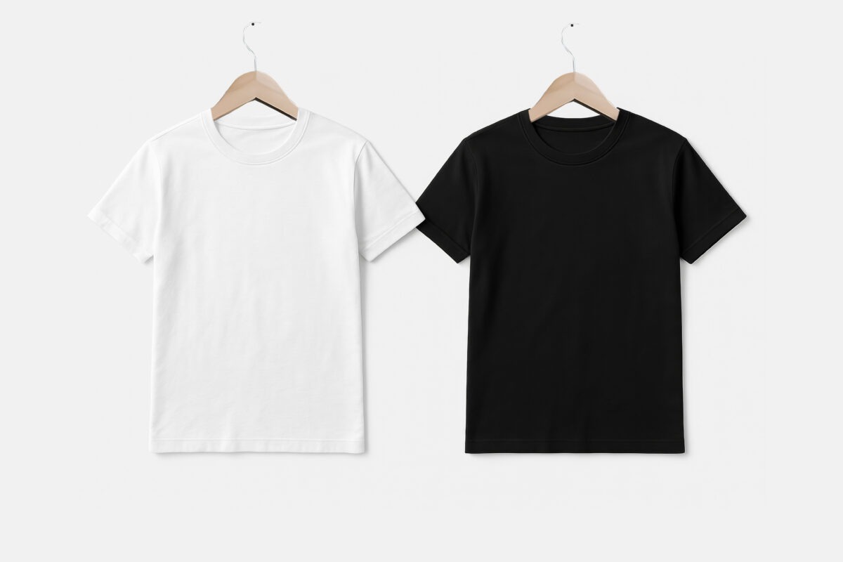 Black & White T-Shirt Pack | 2 Cotton Essential Tees