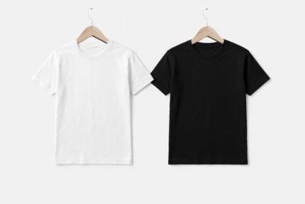 Black & White T-Shirt Pack | 2 Cotton Essential Tees
