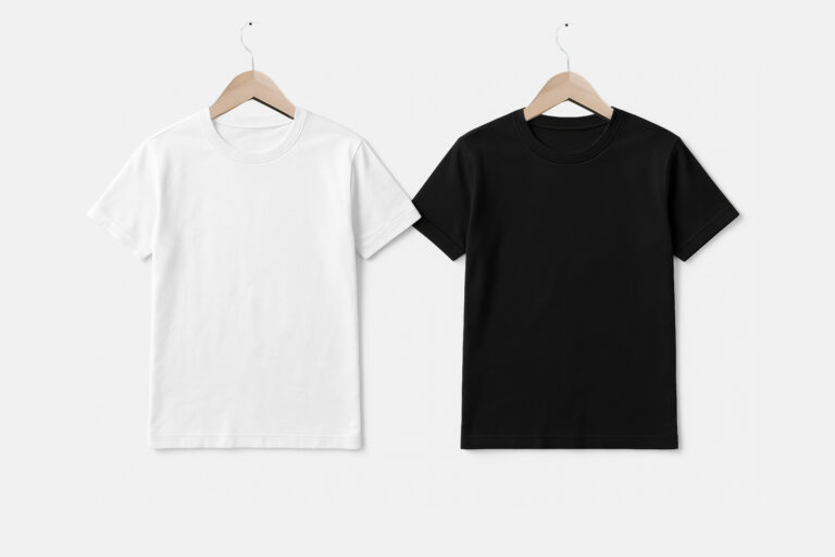 Black & White T-Shirt Pack | 2 Cotton Essential Tees