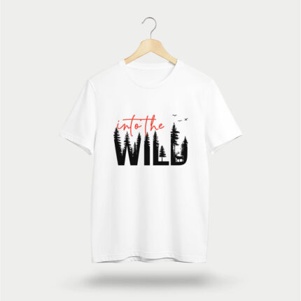 Into The Wild T-Shirt | 100% Cotton DTF Print