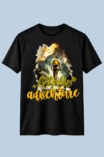 Let’s Go On An Adventure Graphic T-Shirt – Outdoor Explorer Cotton Tee - Image 2
