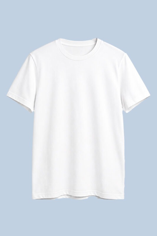 Classic Plain White T-Shirt