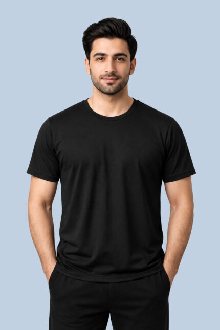 Classic Plain Black T-Shirt
