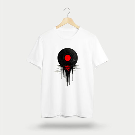 Vinyl Record Graphic T-Shirt | Music Streetwear Tee