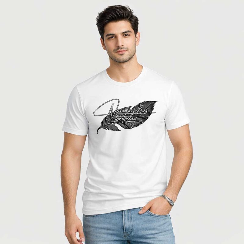 No More Ideas For Today T-Shirt | Cotton Graphic Tee