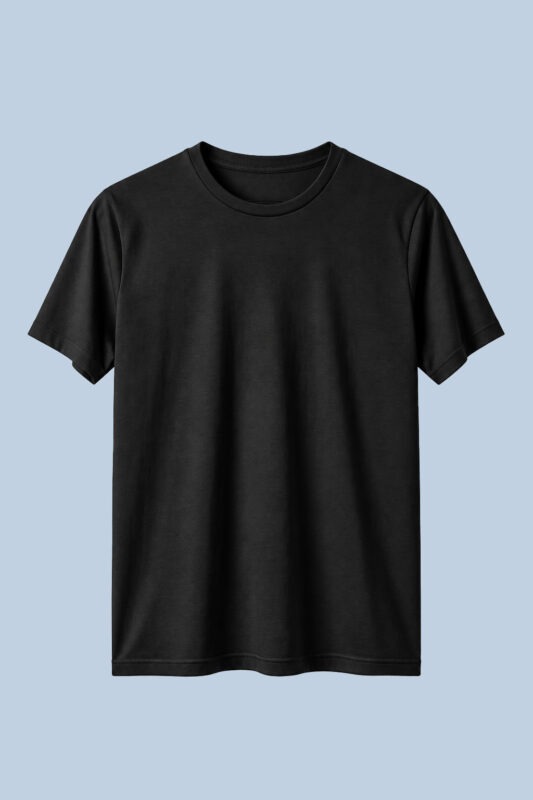 Classic Plain Black T-Shirt