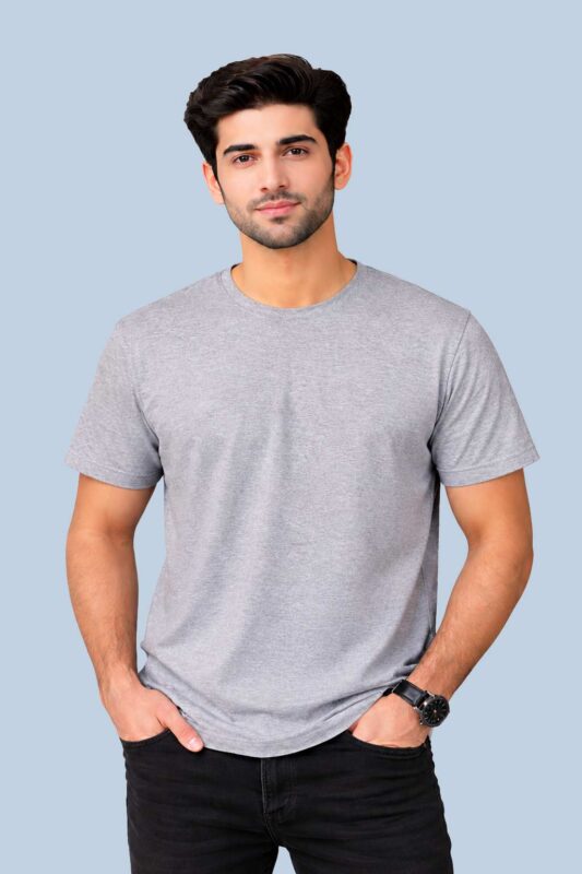 Classic Plain Grey T-Shirt