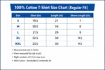 Size Chart Regular Fit XXL