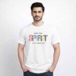 Keep The Spirit Graphic T-Shirt | Creative Streetwear Tee