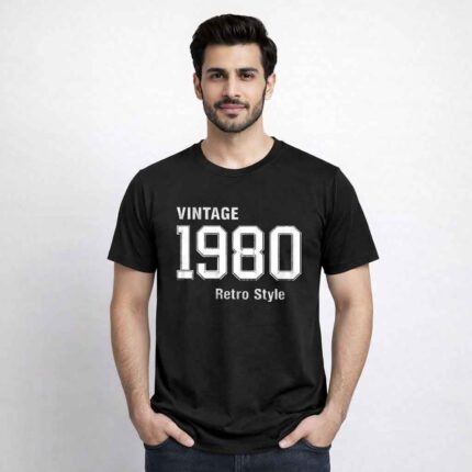 Vintage 1980 Retro Style T-Shirt | Classic Graphic Tee