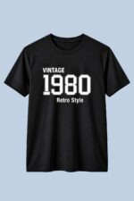 Vintage 1980 Retro Style T-Shirt – Classic Graphic Tee - Image 6