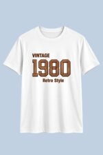 Vintage 1980 Retro Style T-Shirt – Classic Graphic Tee - Image 4