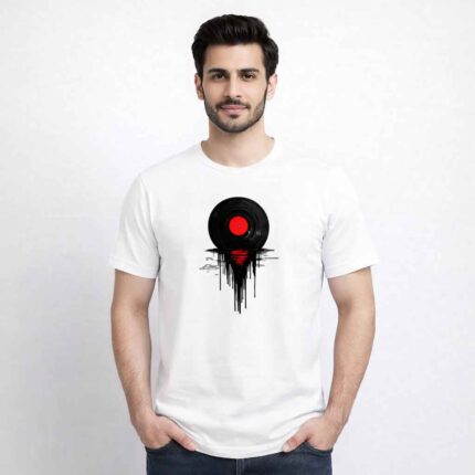 Vinyl Record Graphic T-Shirt | Music Streetwear Tee
