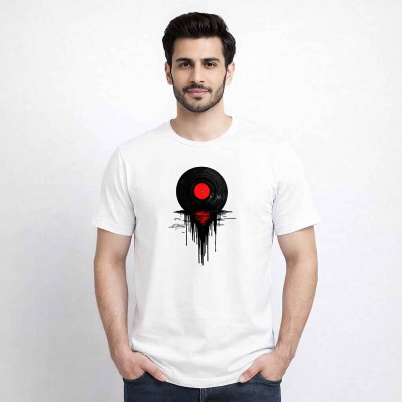 Vinyl Record Graphic T-Shirt | Music Streetwear Tee