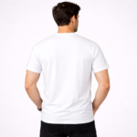 Classic Plain White T-Shirt Back