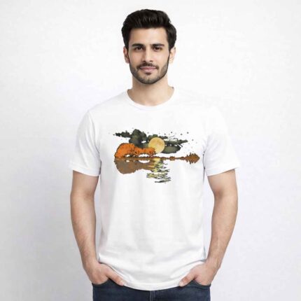 Moon Landscape Graphic T-Shirt | Nature Art Tee