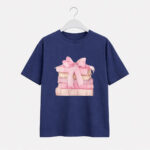Pink Books Ribbon T-Shirt
